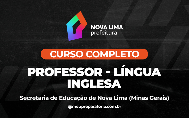 Professor - Língua Inglesa - Nova Lima (MG) - SEMED
