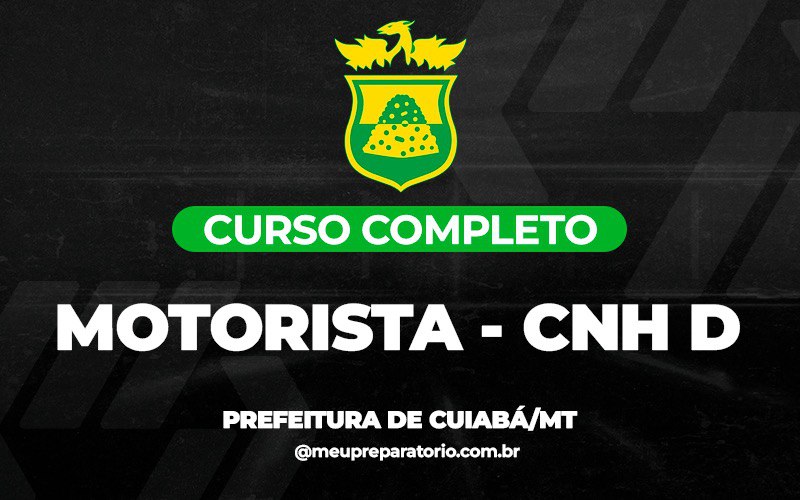 Motorista CHN D - Cuiabá (MT)