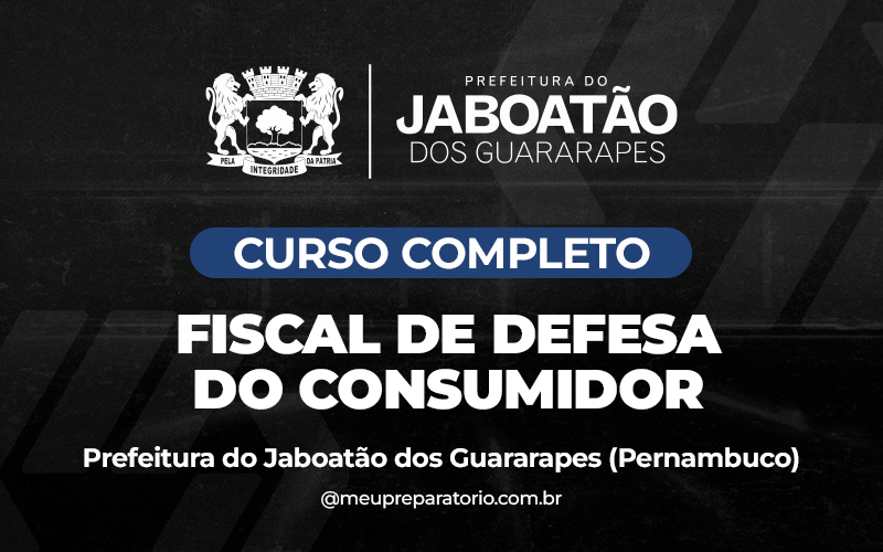 Fiscal de Defesa do Consumidor - Jaboatão dos Guararapes (PE)