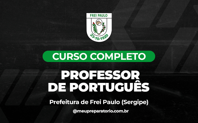Professor de Português - Frei Paulo (SE)