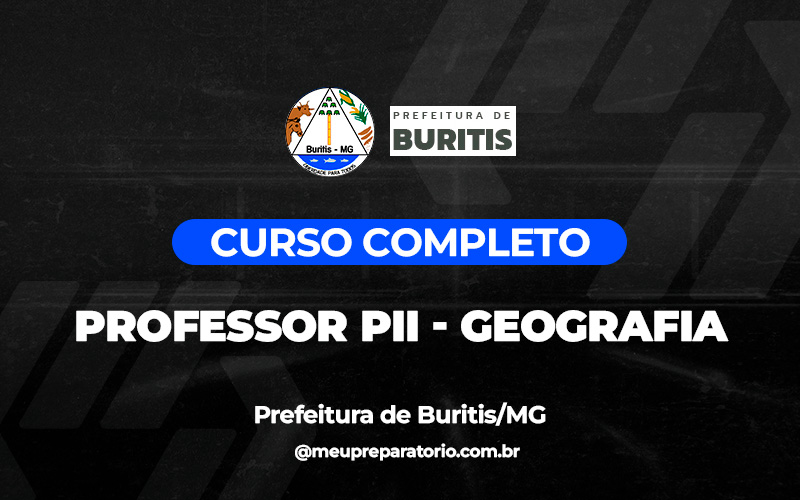 Professor PII – Geografia - Buritis (MG)