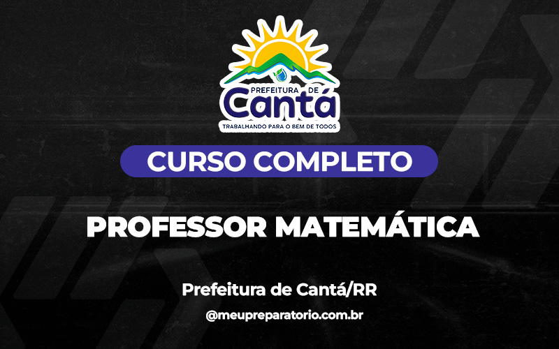 Professor Matemática - Cantá (RR)