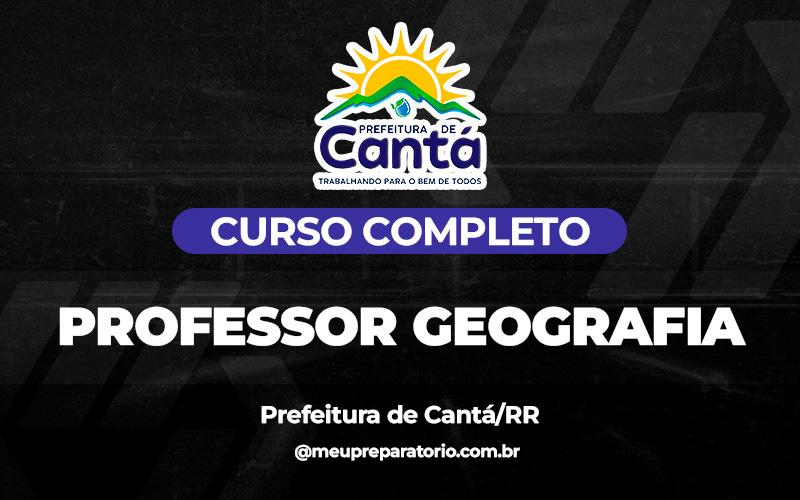Professor Geografia - Cantá (RR)