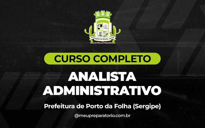 Agente Administrativo - Porto Da Folha (SE)