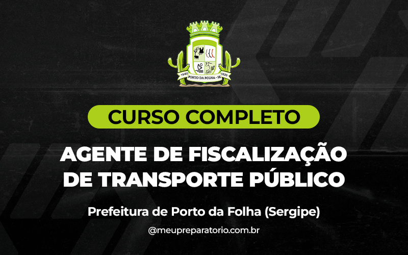 Agente de Fiscalização de Transporte Público - Porto Da Folha (SE)
