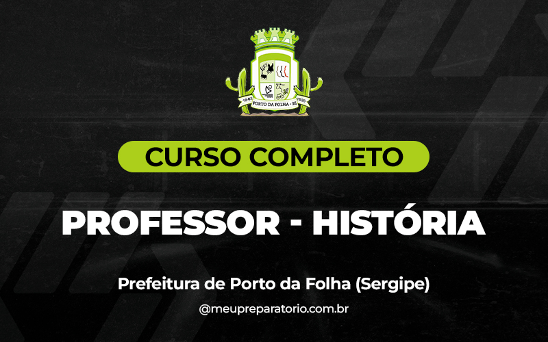 Professor - História - Porto Da Folha (SE)