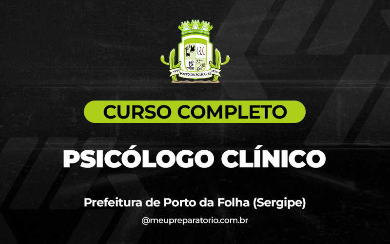 Psicólogo Clínico - Porto Da Folha (SE)
