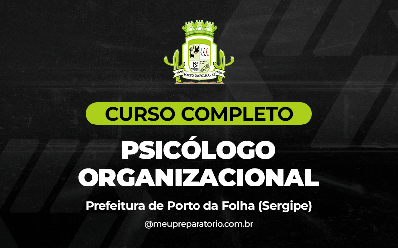 Psicólogo Organizacional - Porto Da Folha (SE)