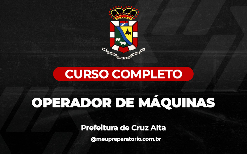 Operador de Máquinas - Cruz Alta (RS) 