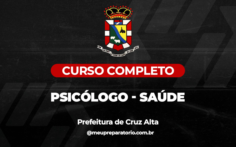  Psicólogo - Saúde  - Cruz Alta (RS) 