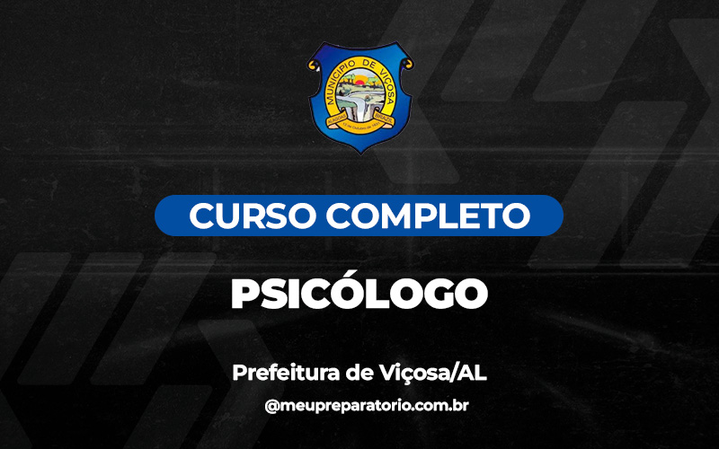 Psicólogo - Viçosa (AL)