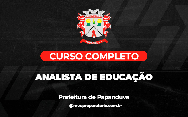 Analista de Educação - Papanduva (SC)