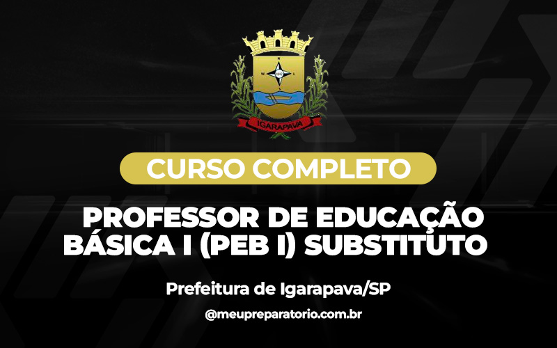 Professor de Educação Básica I (PEB I) Substituto - Igarapava (SP)