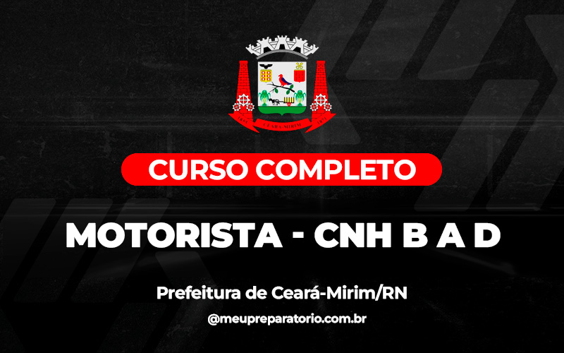 Motorista - CNH B a D - Ceará - Mirim (RN)