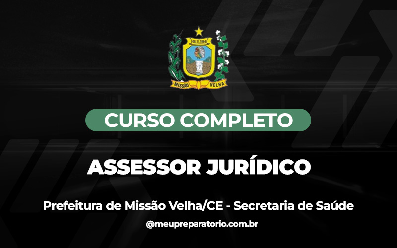 Assessor Jurídico (SAÚDE) - Missão Velha (CE)