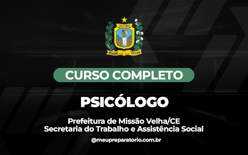 Psicólogo (ASSISTÊNCIA SOCIAL) - Missão Velha (CE)