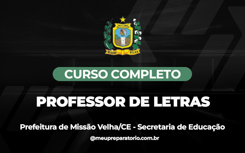 Professor de Letras (EDUCAÇÃO) - Missão Velha (CE)