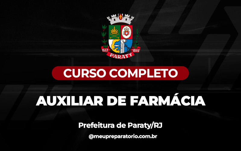 Auxiliar de Farmácia - Paraty (RJ)