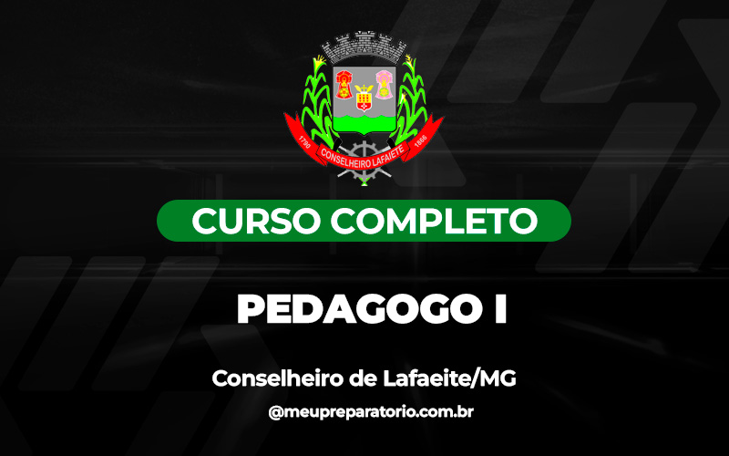 Pedagogo I - Conselheiro Lafaiete (MG)