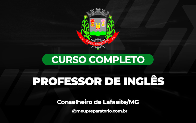 Professor de Inglês - Conselheiro Lafaiete (MG)