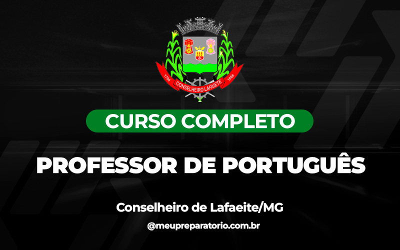 Professor de Português - Conselheiro Lafaiete (MG)