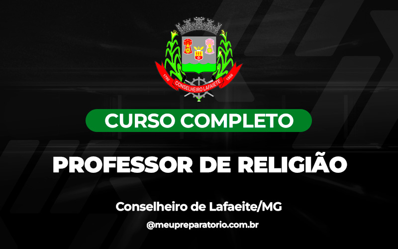 Professor de Religião - Conselheiro Lafaiete (MG)