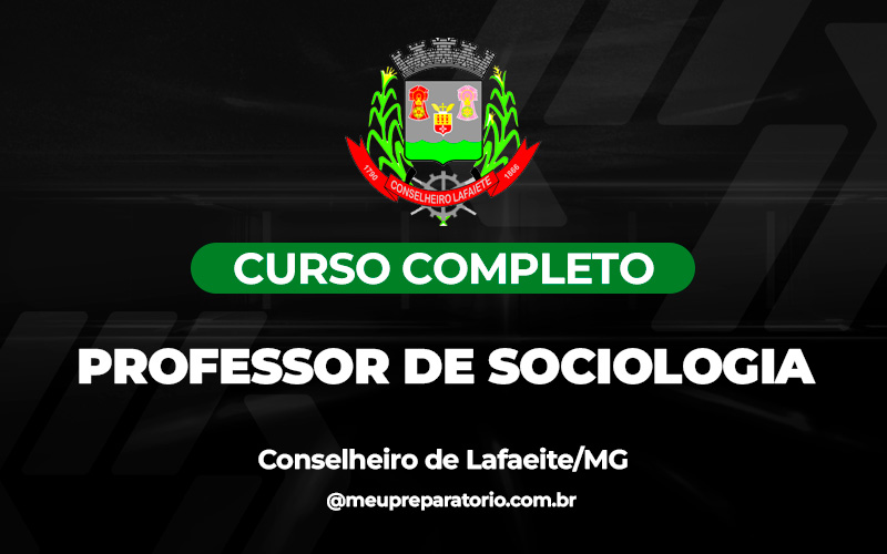 Professor de Sociologia - Conselheiro Lafaiete (MG)