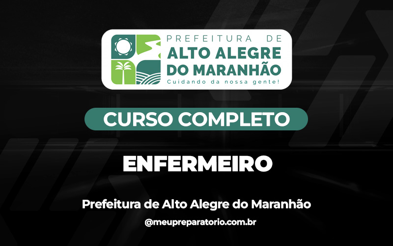 Enfermeiro - Alto Alegre do Maranhão (MA)