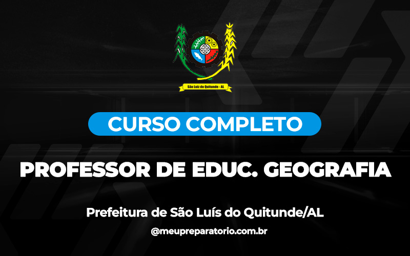 Professor de Geografia - São Luís do Quitunde (AL)