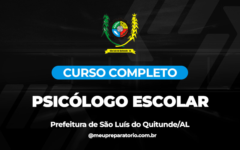 Psicólogo Escolar - São Luís do Quitunde (AL)