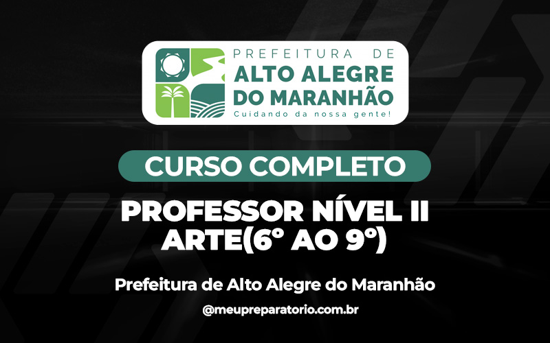 Professor Nível II Arte - Alto Alegre do Maranhão (MA)