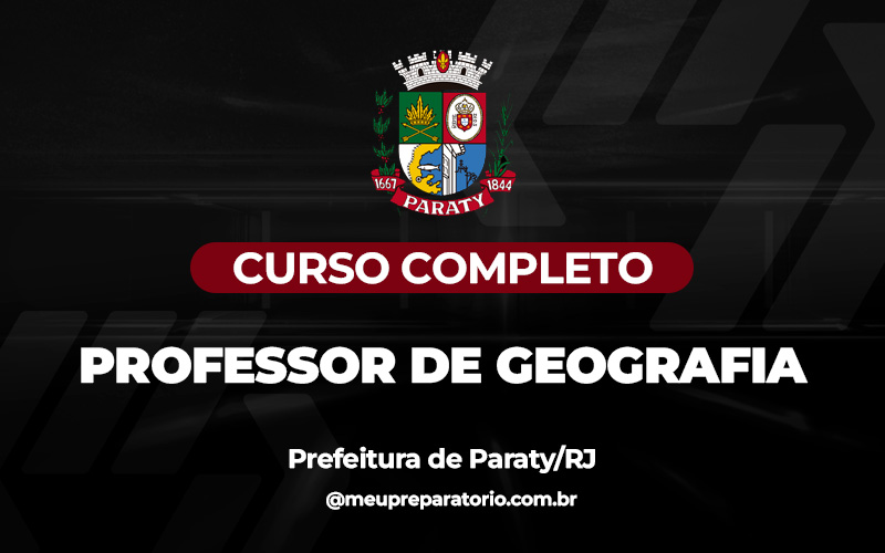 Professor de Geografia - Paraty (RJ)