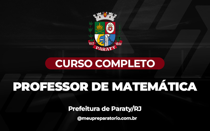 Professor de Matemática - Paraty (RJ)