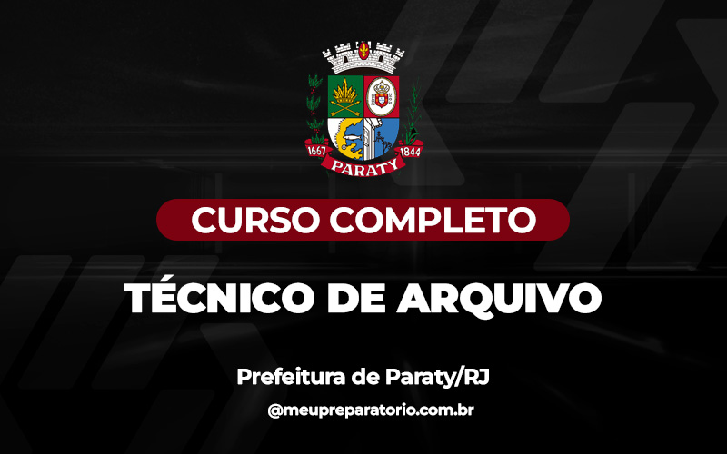 Técnico de Arquivo - Paraty (RJ)