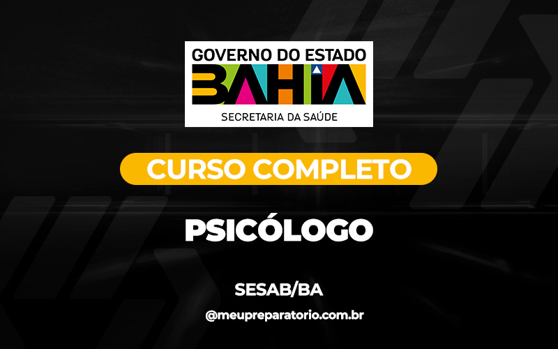 Psicólogo - Bahia - SESAB