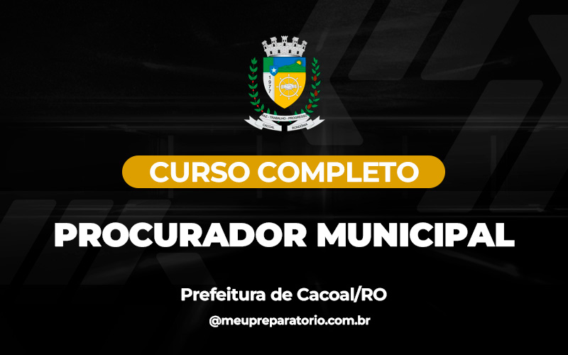 Procurador municipal - Cacoal (RO)