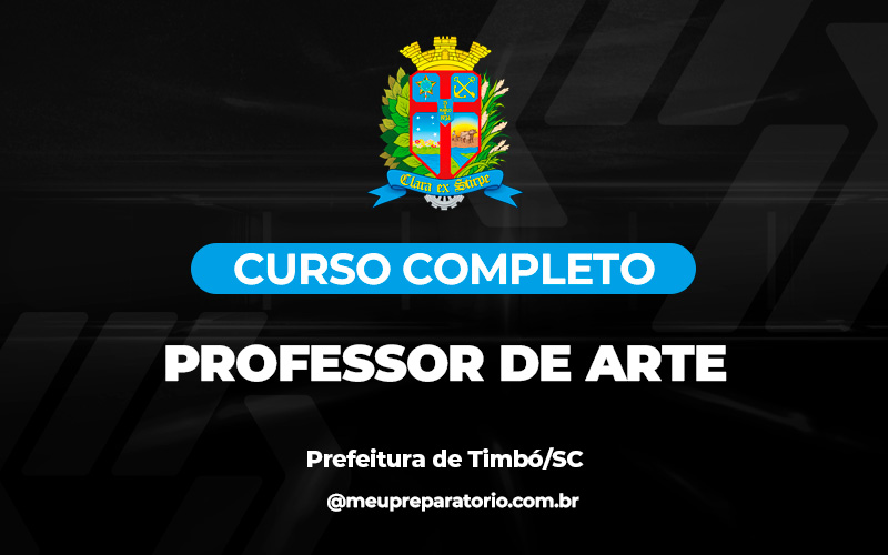 Professor de Arte - Timbó (SC)