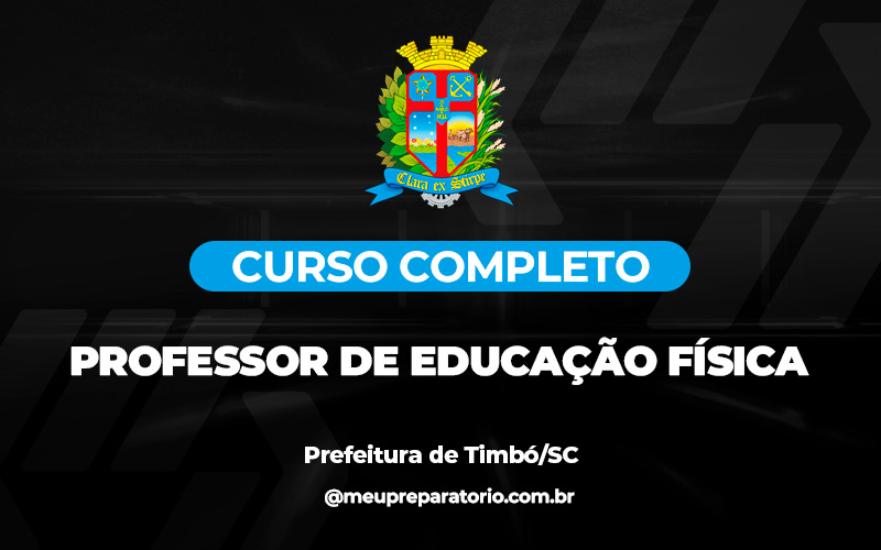 Professor de Educação Física - Timbó (SC)