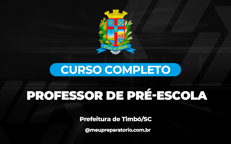 Professor de Pré-Escola - Timbó (SC)