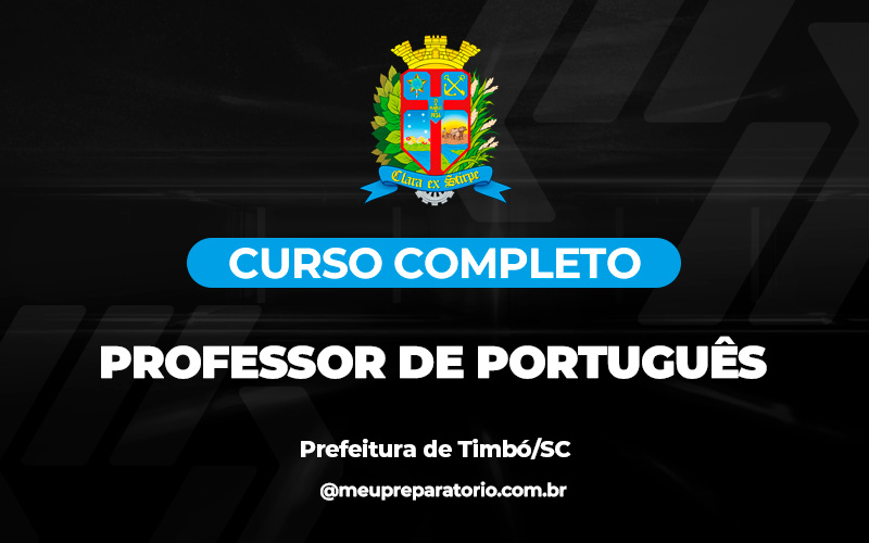 Professor de Português - Timbó (SC)