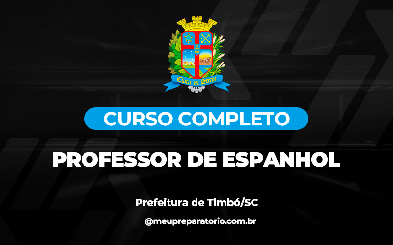 Professor de Espanhol - Timbó (SC)