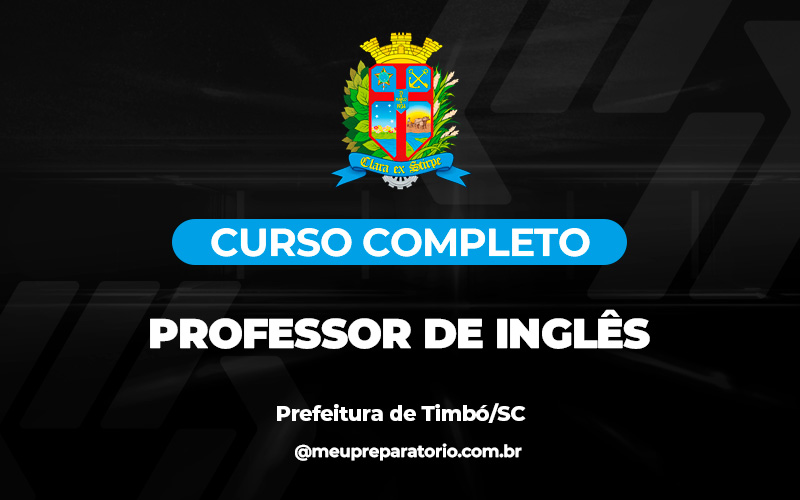 Professor de Inglês - Timbó (SC)