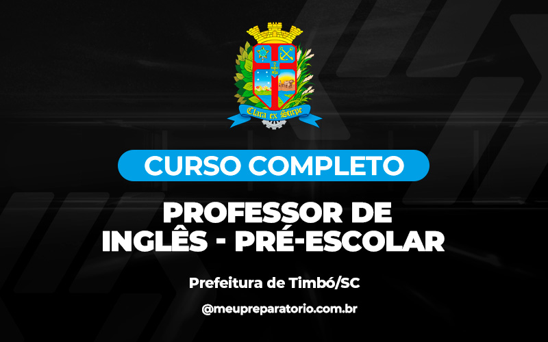 Professor de Inglês - Pré-escolar - Timbó (SC)