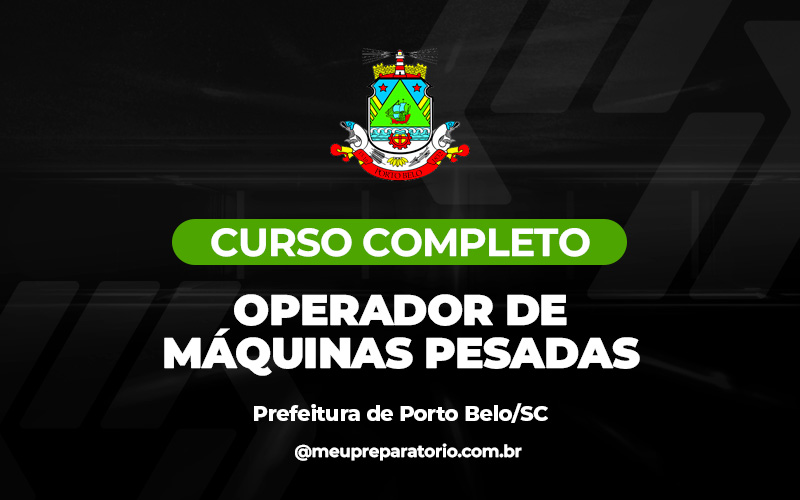 Operador de Máquinas Pesadas - Porto Belo (SC)