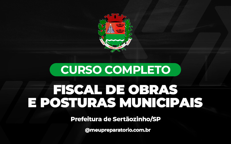 Fiscal de Obras e Posturas Municipais - Sertãozinho (SP)