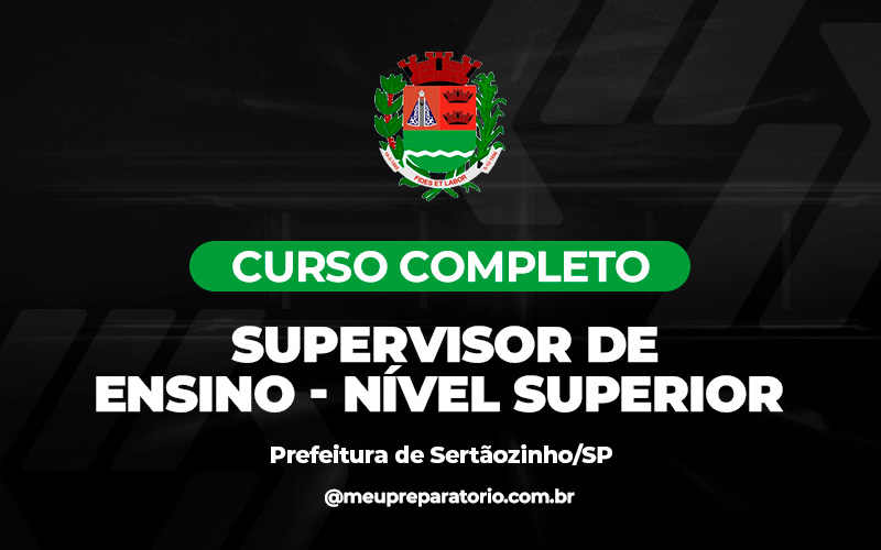 Supervisor de Ensino - nível Superior - Sertãozinho (SP)