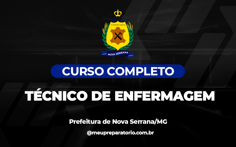 Técnico de Enfermagem - Nova Serrana (MG)