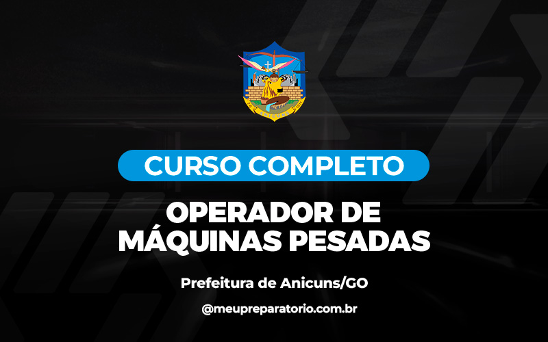 Operador De Máquinas Pesadas - Anicuns (GO)