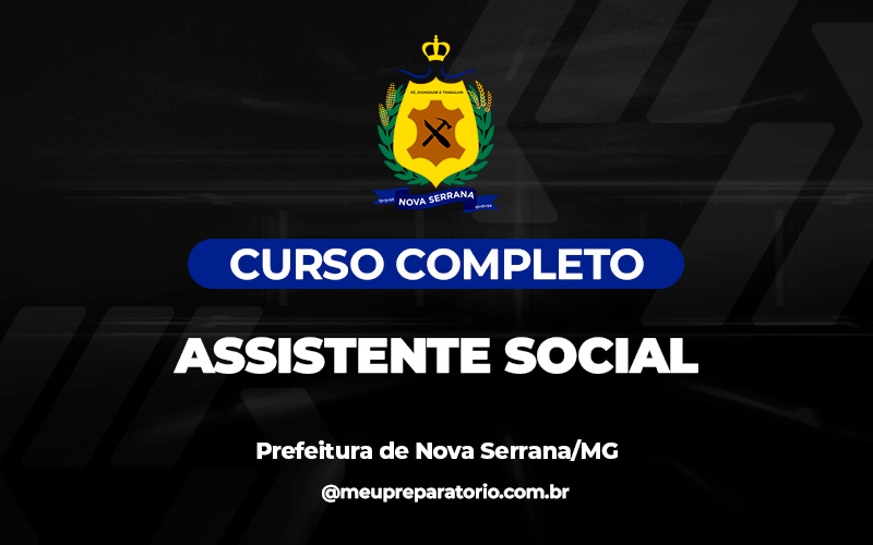 Assistente Social - Nova Serrana (MG)