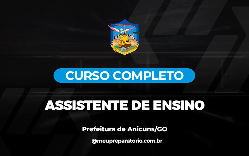 Assistente De Ensino - Anicuns (GO)